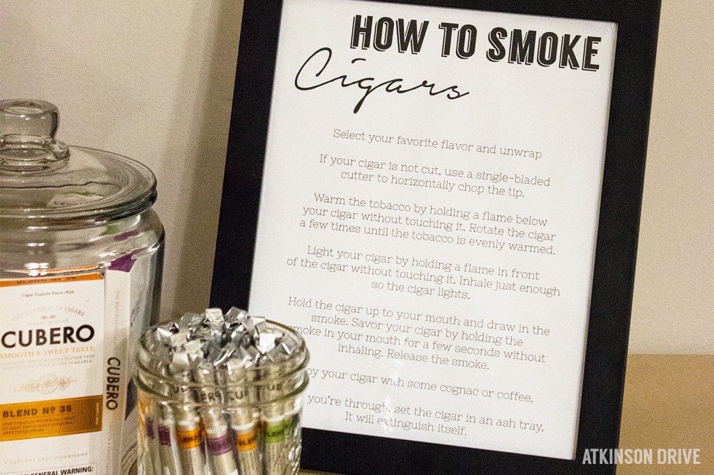 Cigars & Cognac Birthday Celebration | Atkinson Drive