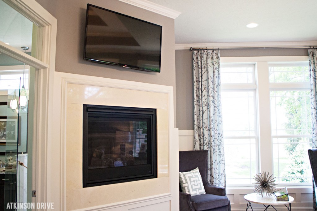 Home-a-Rama 2014: Master bedroom fireplace| Atkinson Drive