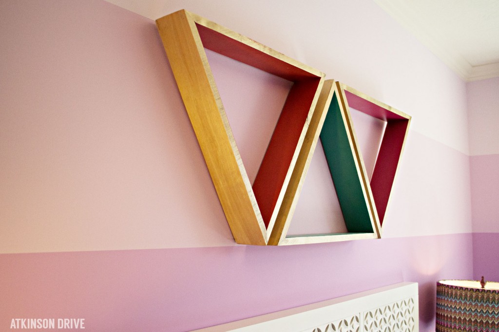 Home-a-Rama 2014: Colorful geometric art in a little girl's room | Atkinson Drive