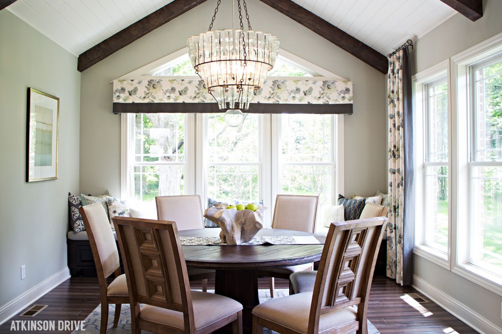 Home-a-Rama 2014: Breakfast room with built-in window bench seating | Atkinson Drive