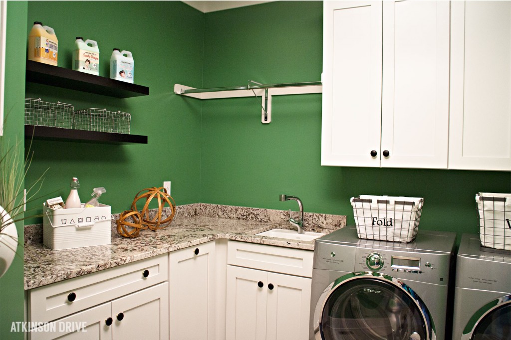 Home-a-Rama 2014: Bright green laundry room | Atkinson Drive