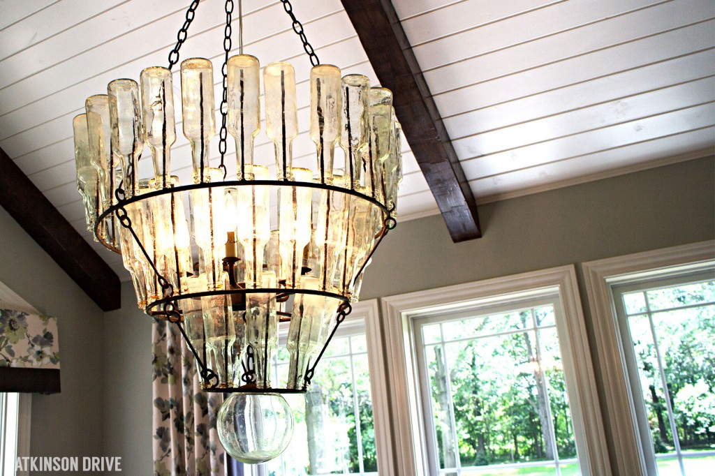 Home-a-Rama 2014: Recycled bottle chandelier | Atkinson Drive