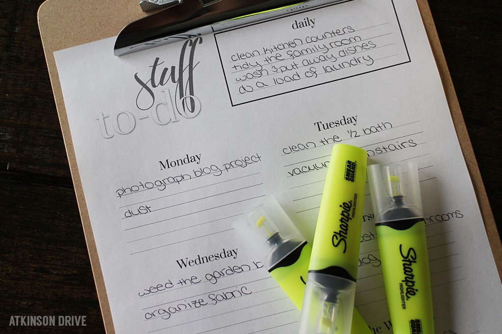 Tame Your To-Do List with Sharpie and Atkinson Drive