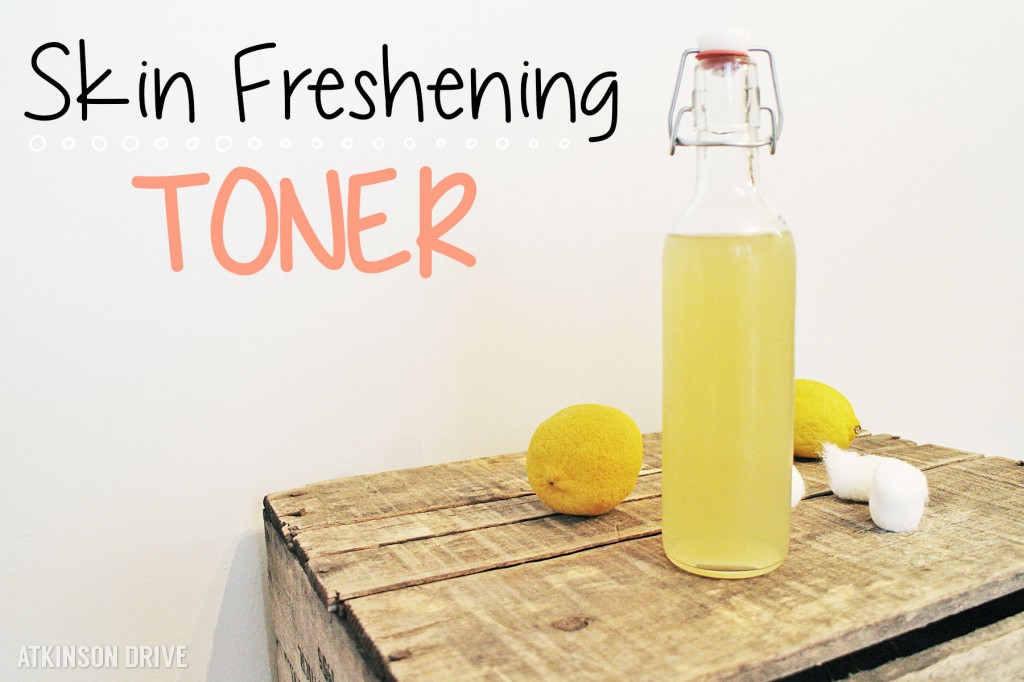 DIY Skin Freshening #Toner (using ingredients from your pantry) by Atkinson Drive #skincare #beauty