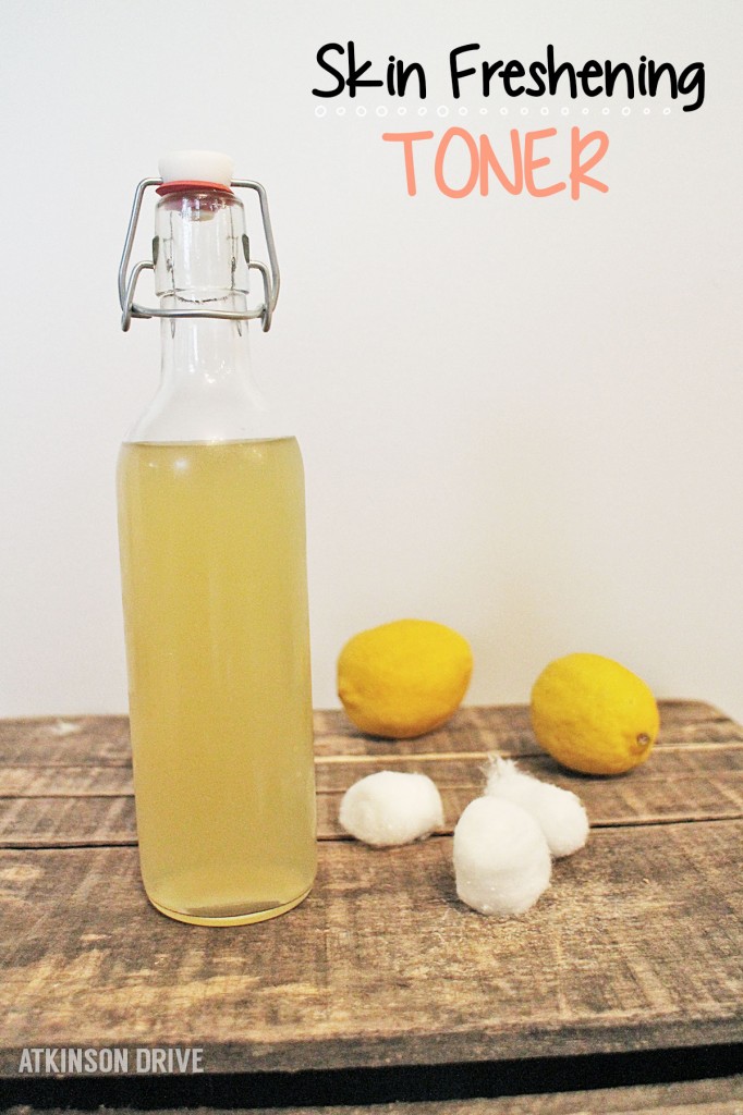 DIY Skin Freshening #Toner (using ingredients from your pantry) by Atkinson Drive #skincare #beauty