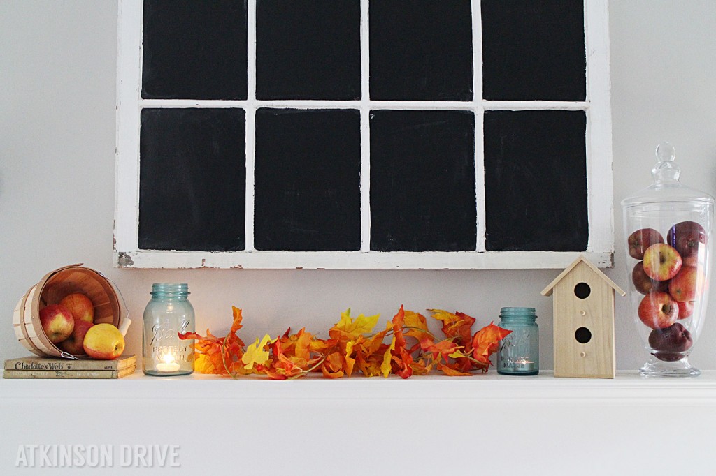 #Apple Orchard #Mantel by Atkinson Drive /// #Fall #Decor