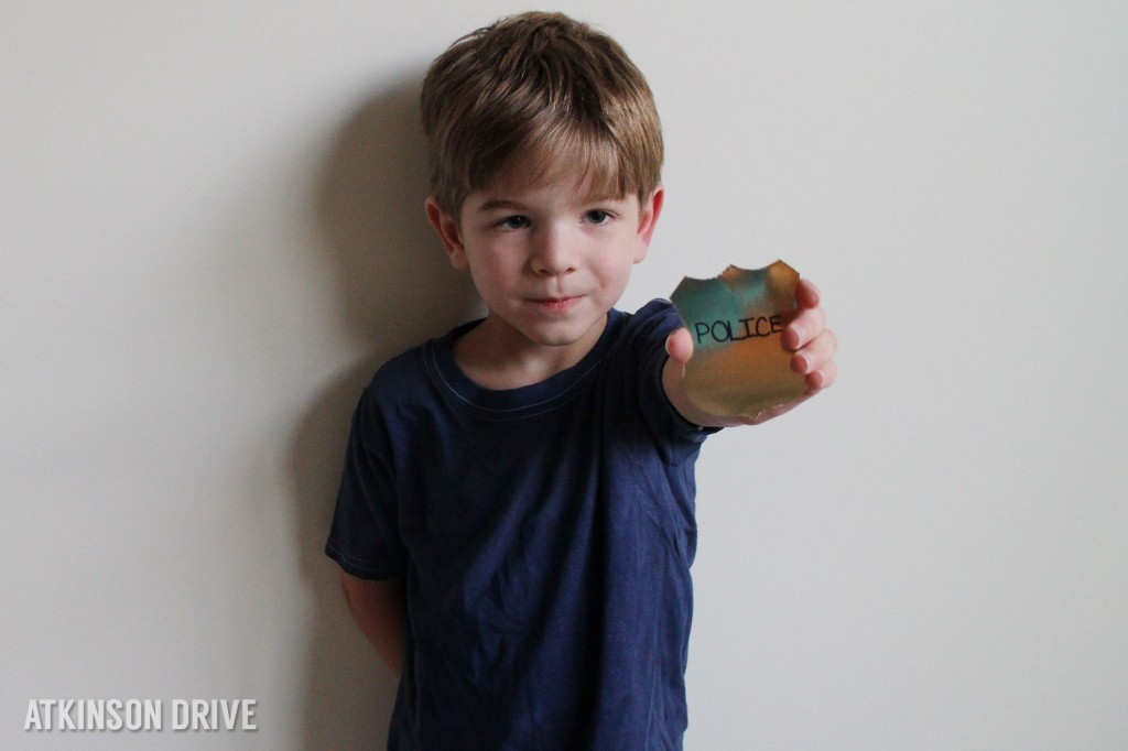 Homemade #Halloween: Police Officer #Costume by Atkinson Drive 