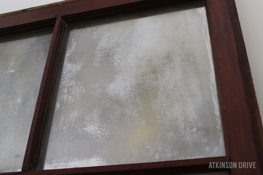 Make your own Pottery Barn Inspired vintage mirror wall art - without chemicals! This is a quick and easy tutorial you can finish in just one evening. Check it out! /// by Atkinson Drive